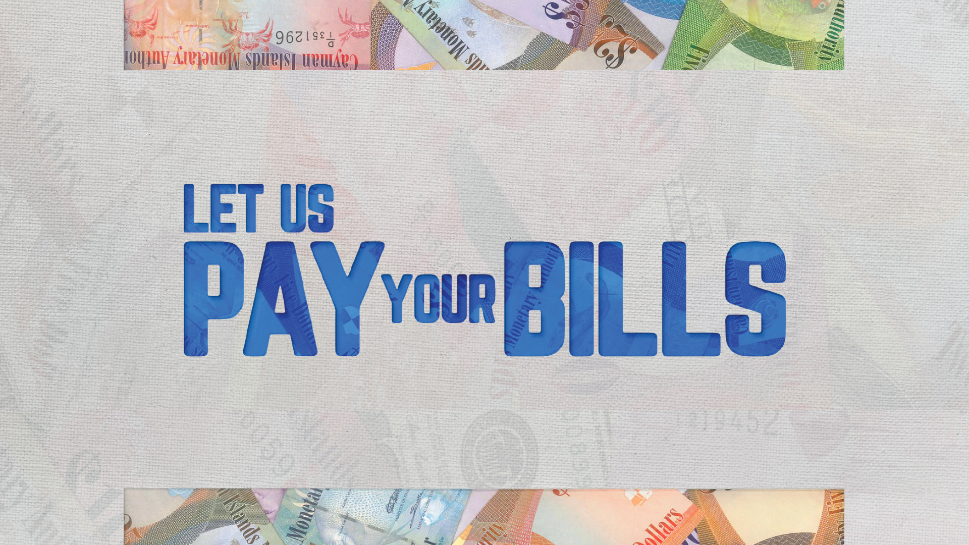 Pay Your Bills event artwork