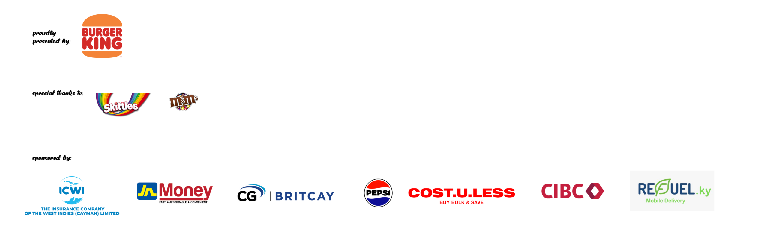Original event and sponsor artwork
