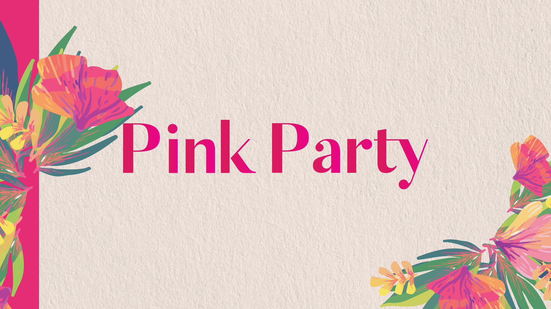 Pink Party event artwork