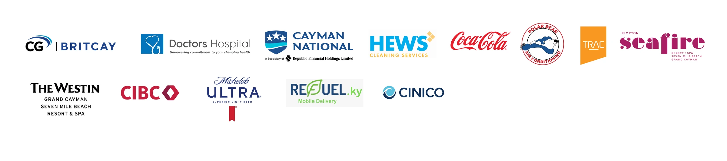 Supporting sponsors: CG BritCay, Doctors Hospital, Cayman National, HEW’s Cleaning Services, Coca-Cola, Polar Bear Air Conditioning, TRAC, Kimpton Seafire, The Westin Grand Cayman, CIBC, Michelob Ultra, Refuel.ky and CINICO.